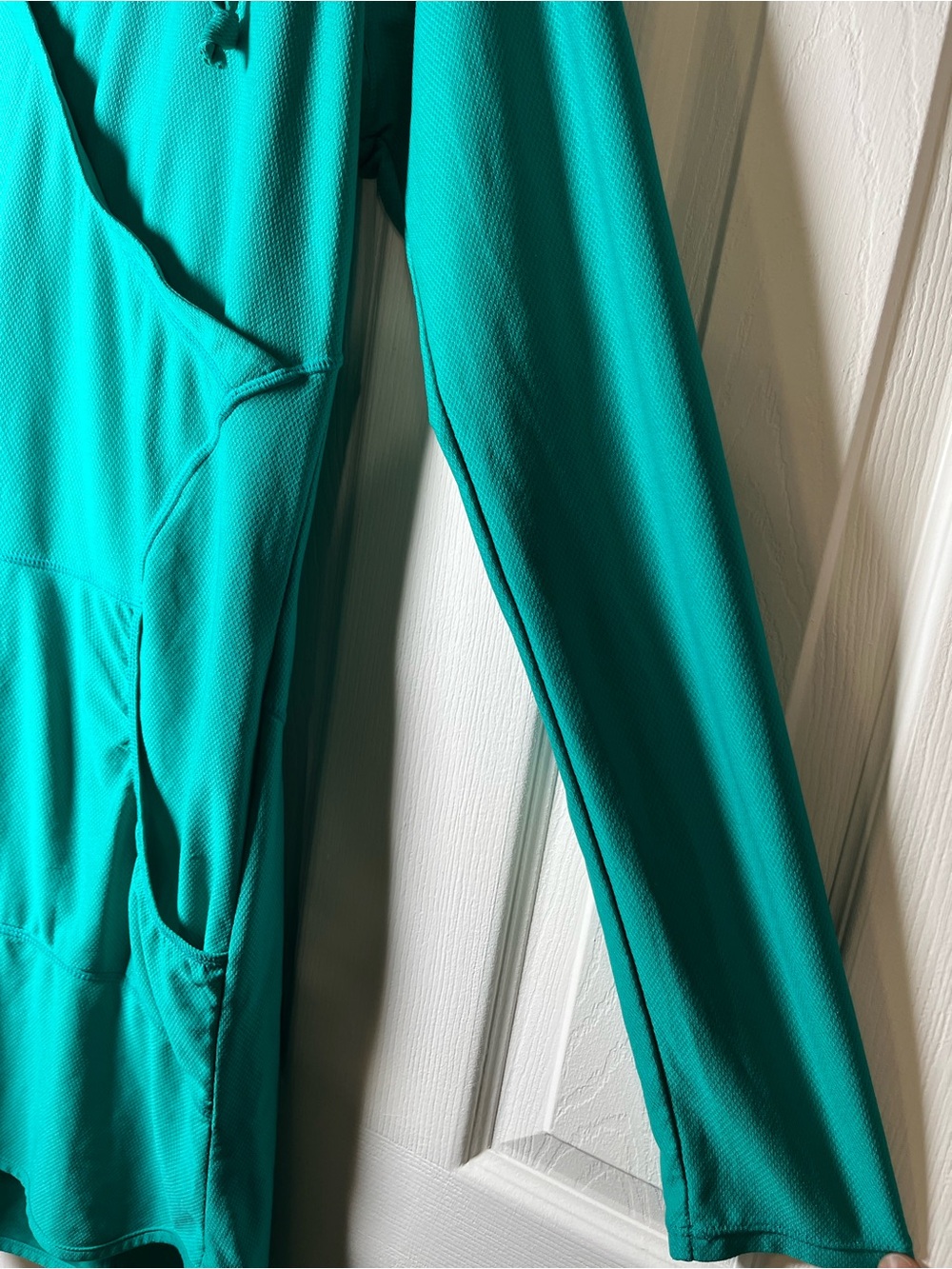 Athleta Wick-It Wader Teal Long Sleeve Swim Cover-Up Dress M - Picture 5 of 17